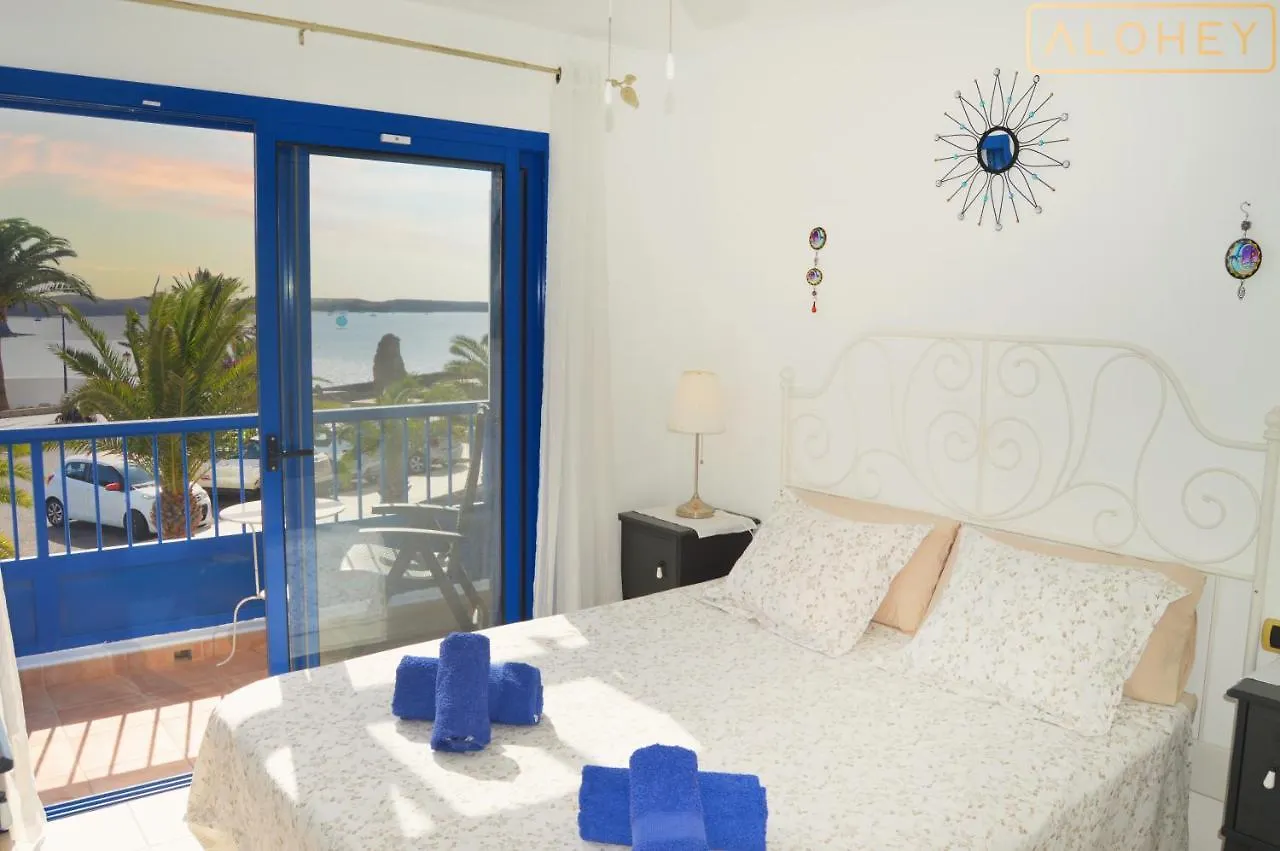 Casa Maresia Las Moreras Con Vista Mar En Primera Linea Y Piscina Compartida Playa Blanca
